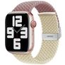 Mobigear Braided Dual Nylon Apple Watch Armband Klappschließe - 49/46/45/44 mm - Lila / Polarstern