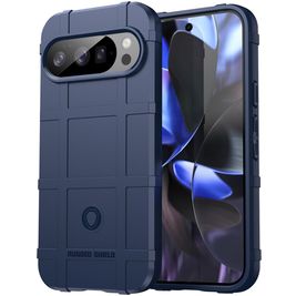 Mobigear Rugged Shield Google Pixel 10 Pro Hülle Flexibles TPU Backcover Stoßfest - Blau