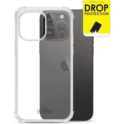 My Style Protective Flex Durchsichtig iPhone 14 Pro Max Hülle Flexibles TPU Backcover Stoßfest - Transparent