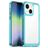 Mobigear Crystal iPhone 14 Hülle Hardcase Backcover - Transparent / Türkis