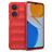 Mobigear Bumpy HONOR X7 Hülle Flexibles TPU Backcover - Rot