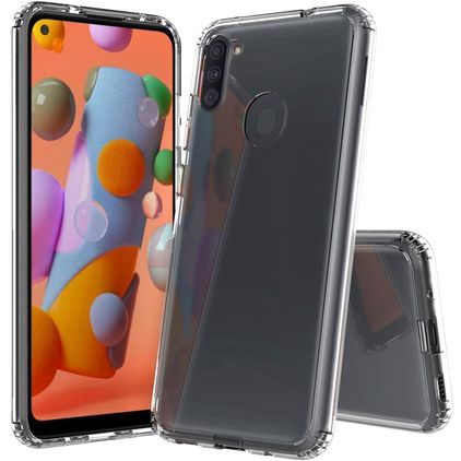 Mobigear Crystal Transparent Samsung Galaxy A11 Hardcase Backcover - Transparent