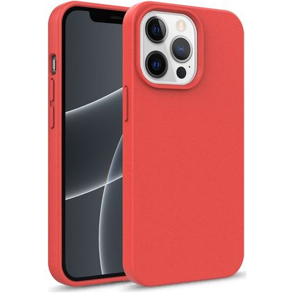 Mobigear Bio iPhone 14 Hülle Umweltfreundliches Backcover - Rot