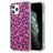 Mobigear Leopard iPhone 12 Pro Max Hülle Flexibles TPU Backcover - Pink