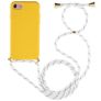 Mobigear Lanyard iPhone 7 Flexibles TPU Handykette - Gelb