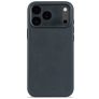 Decoded iPhone 17 Pro Hülle Echtes Leder Backcover Stoßfest - Navy Shadow