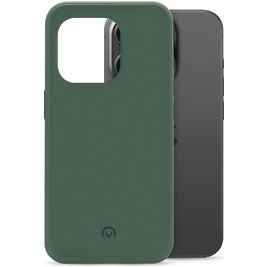 Mobilize Rubber Gelly iPhone 15 Pro Hülle Flexibles TPU Backcover - Matt Green