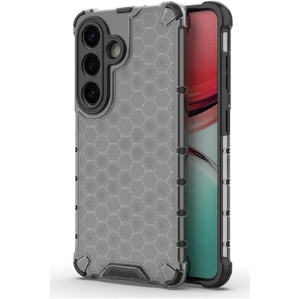 Mobigear Honeycomb Samsung Galaxy S26 Hülle Hardcase Backcover Stoßfest - Schwarz