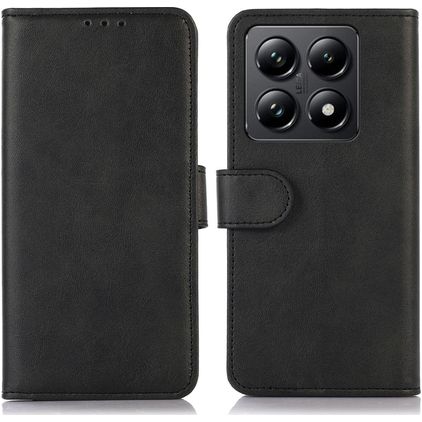 Mobigear Wallet Xiaomi 14T Hülle Klapphülle Geldbörse - Schwarz