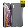 ITSkins SpectrumClear iPhone XS Hülle Flexibles TPU Backcover Stoßfest - Schwarz