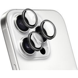 Mobiparts iPhone 16 Pro Max Panzerglas Gehärtetes Glas Kameralinsen Schutz - Hüllenfreundlich