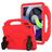 Mobigear Thumbs Up iPad 11 (2025) Tablet Hülle für Kinder mit Tragegriff - Rot