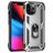 Mobigear Armor Ring iPhone 13 Pro Max Hülle Hardcase Backcover Stoßfest mit Ringhalter - Silber