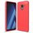 Mobigear Brushed Slim Samsung Galaxy A8 (2018) Hülle Flexibles TPU Backcover - Rot