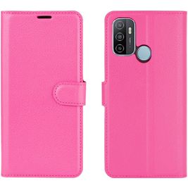 Mobigear Classic OPPO A53 Hülle Klapphülle Geldbörse - Magenta