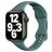 Mobigear Sport Slim Silikon Apple Watch Armband Drückerschließe - 42/41/40/38 mm - Grün