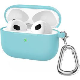 Mobigear Classic Apple AirPods 3 Hülle Flexibles Silikon - Emerald Green