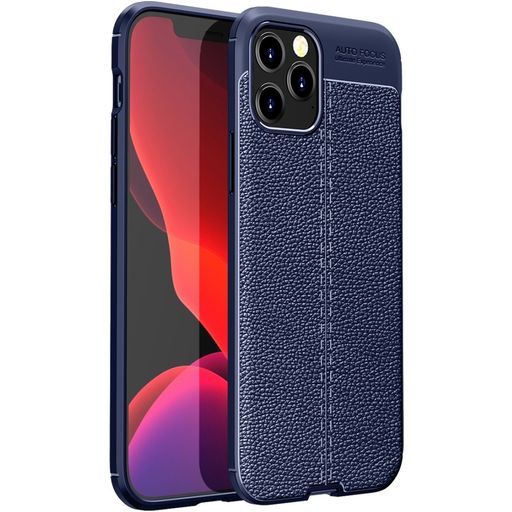 Mobigear Luxury iPhone 12 Hülle Flexibles TPU Backcover - Blau