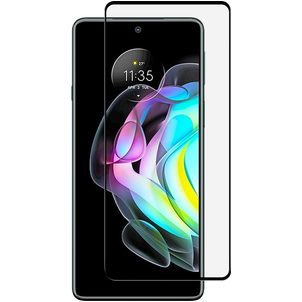 Mobigear Premium Motorola Edge 20 Panzerglas Gehärtetes Glas Displayschutz - Hüllenfreundlich - Schwarz