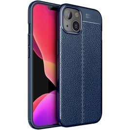 Mobigear Luxury iPhone 14 Plus Hülle Flexibles TPU Backcover - Blau