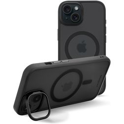 Mobilize Hybrid Pro iPhone 15 MagSafe Hülle Hardcase Backcover Stoßfest - Schwarz