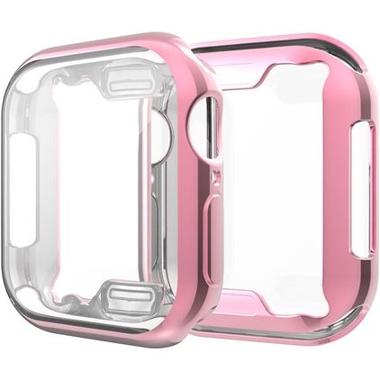 Mobigear Royal (dünn) Apple Watch - 40 mm Hülle TPU (flexibel) - Pink