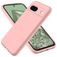 Mobigear Colors Google Pixel 8a Hülle Flexibles TPU Backcover - Pink