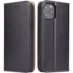 Fierre Shann Art iPhone 12 Mini Hülle Klapphülle Geldbörse - Schwarz