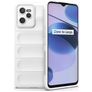 Mobigear Bumpy Realme C35 Hülle Flexibles TPU Backcover - Weiß