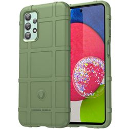 Mobigear Rugged Shield Samsung Galaxy M23 Hülle Flexibles TPU Backcover Stoßfest - Grün