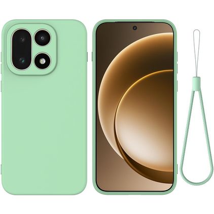 Mobigear Rubber Touch OnePlus 15 Silikon Hülle Backcover - Grün