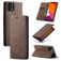 CaseMe 013 iPhone 11 Pro Klapphülle Portemonnaie - Braun