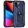 Mobigear Armor Ring iPhone 13 Hülle Hardcase Backcover Stoßfest mit Ringhalter - Blau