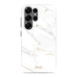 MIO Samsung Galaxy S26 Ultra MagSafe Hardcase Backcover - White Marble