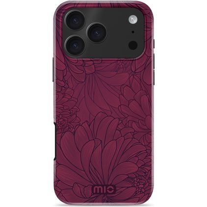MIO iPhone 17 Pro Max MagSafe Hülle Hardcase Backcover - Berry Blooms