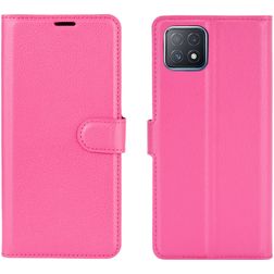 Mobigear Classic OPPO A73 5G Hülle Klapphülle Geldbörse - Magenta