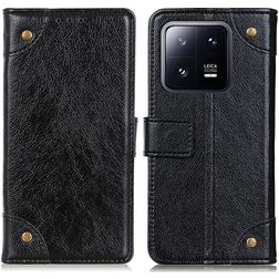 Mobigear Ranch Xiaomi 13 Hülle Klapphülle Geldbörse - Schwarz