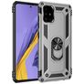 Mobigear Armor Ring Samsung Galaxy A51 Hardcase Backcover Shockproof mit Ringhalter - Silber