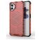 Mobigear Honeycomb Nothing Phone (2) Hülle Hardcase Backcover Stoßfest - Rot