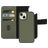 Mobiparts iPhone 15 MagSafe Hülle Echtes Leder Abnehmbare 2in1 Klapphülle Geldbörse - Grün
