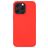 Mobigear Rubber Touch iPhone 14 Plus Silikon Hülle Backcover - Rot