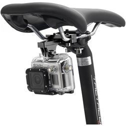 Puluz GoPro Saddle Fahrradhalterung Fahrradrahmen Klemme - Universal - Schwarz