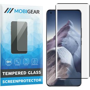 Mobigear Premium Xiaomi Mi 11 Ultra Panzerglas Gehärtetes Glas Displayschutz - Hüllenfreundlich - Schwarz