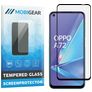Mobigear Premium OPPO A72 Panzerglas Gehärtetes Glas Displayschutz - Hüllenfreundlich - Schwarz