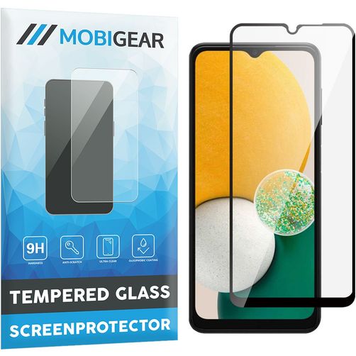Mobigear Premium Samsung Galaxy A13 5G Panzerglas Displayschutz - Hüllenfreundlich - Schwarz
