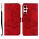 Mobigear Butterfly Samsung Galaxy A26 Hülle Klapphülle Geldbörse - Rot