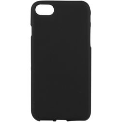 Mobigear Colors iPhone SE (2020) Hülle Flexibles TPU Backcover - Schwarz