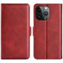 Mobigear Slim Magnet iPhone 15 Pro Hülle Klapphülle Geldbörse - Rot