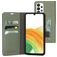 Mobiparts Classic Wallet Samsung Galaxy A33 Hülle Klapphülle Geldbörse - Stone Green
