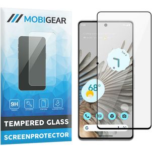 Mobigear Premium Google Pixel 7 Pro Panzerglas Gehärtetes Glas Displayschutz - Hüllenfreundlich - Schwarz